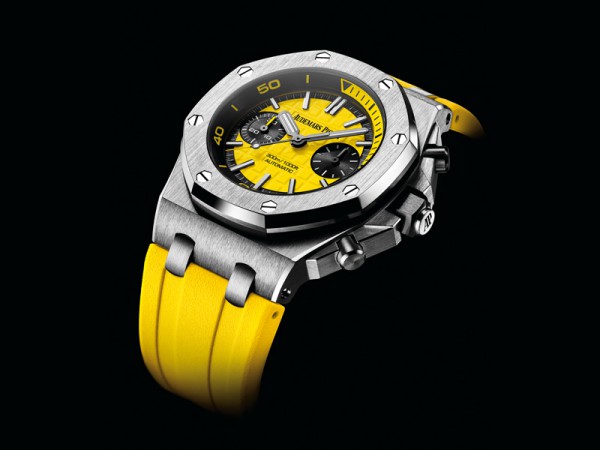 Audemars Piguet Royal Oak Offshore Diver chronograph in steel, with ceramic pushers